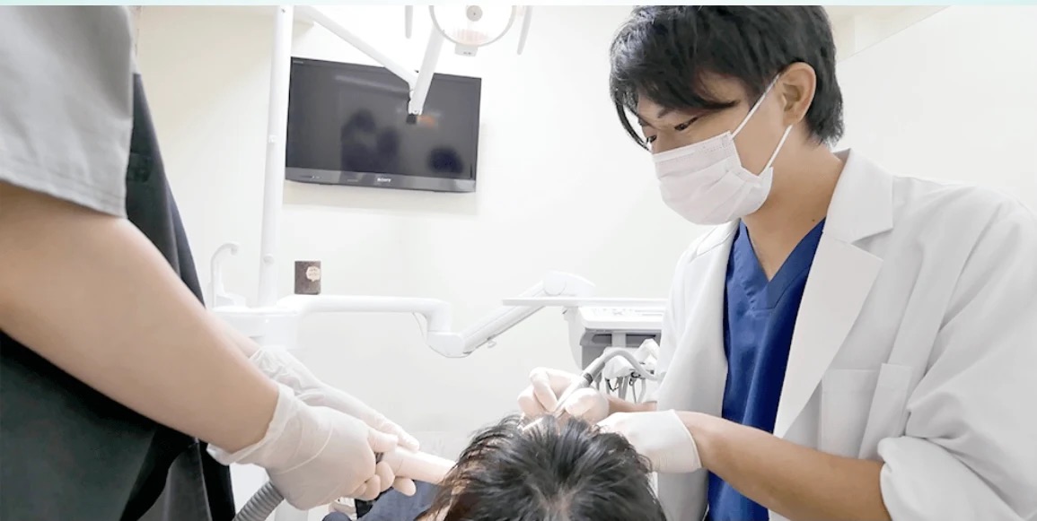 痛みを抑えた、やさしい治療