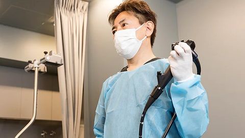 苦痛を抑えた内視鏡検査
