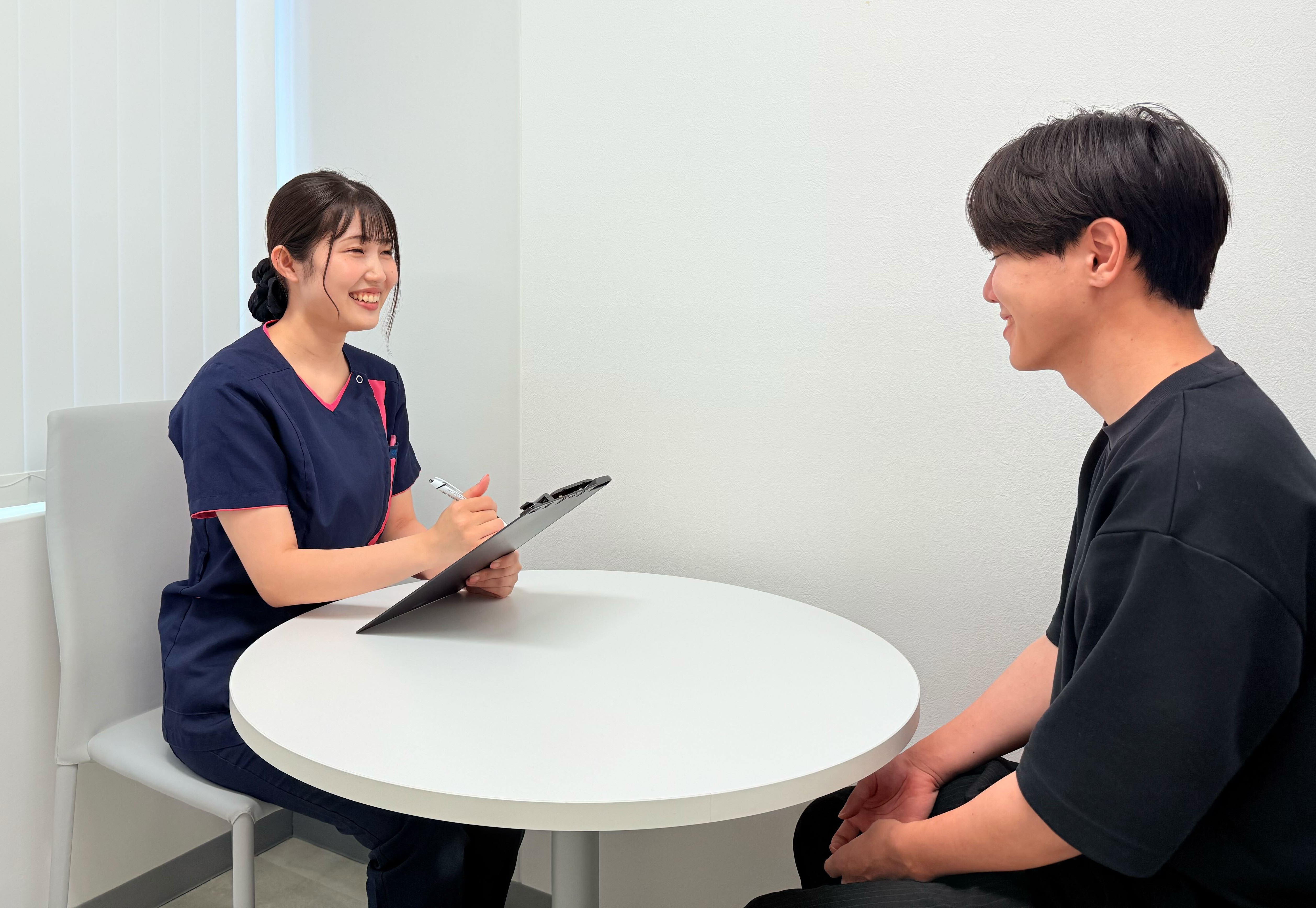 丁寧なカウンセリングで安心