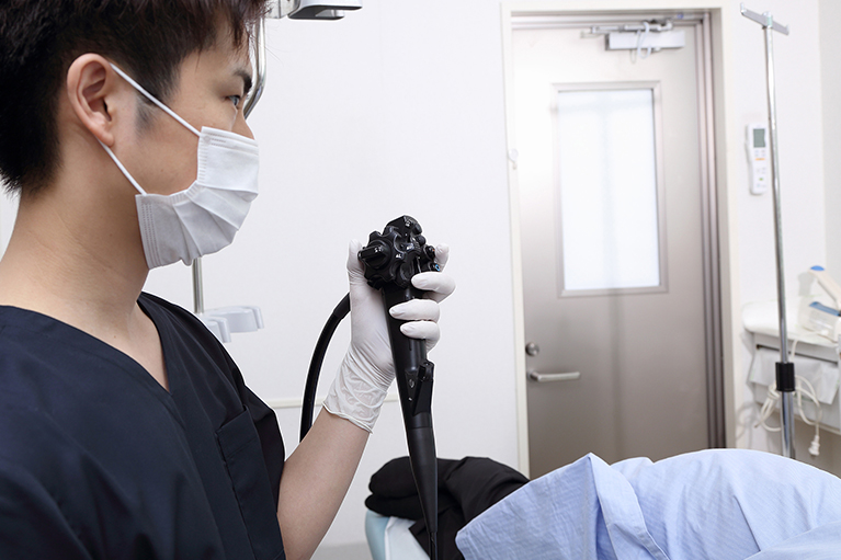 苦痛少ない内視鏡で早期発見を